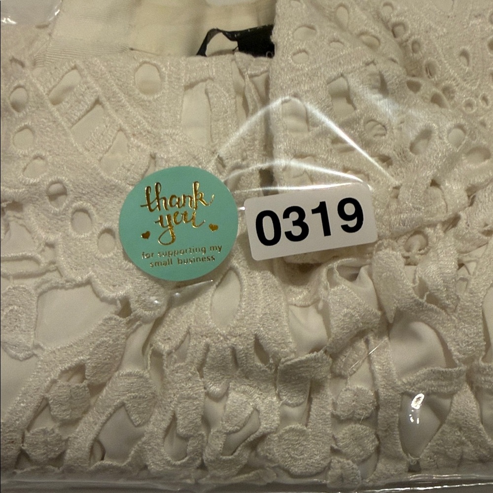 Chico's White Lace Midi Skirt - Picture 7 of 7